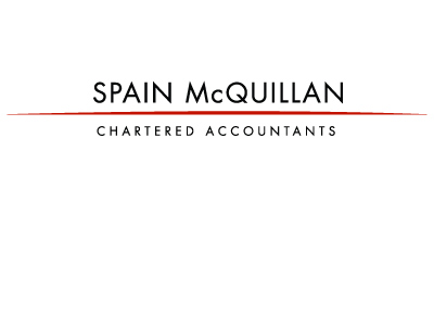 Logo design, website and advertorial design for spain mcquillan chartered accountants